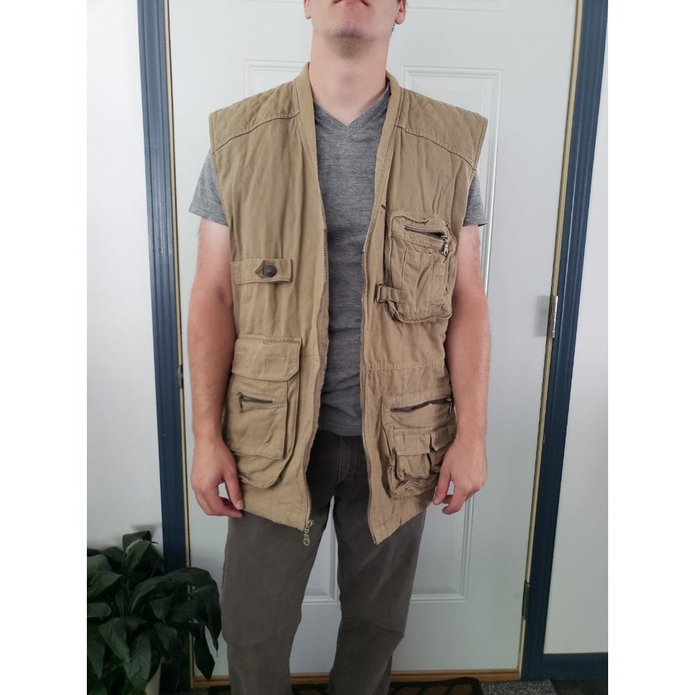 St John's Bay Rugged Canvas Cotton Utility Vest